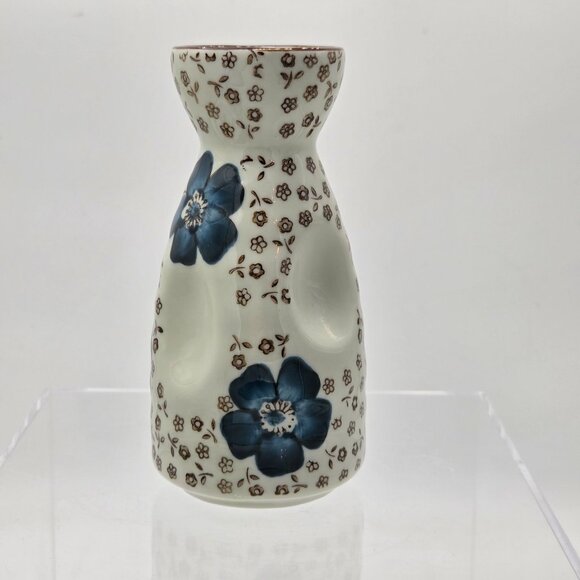 Japanese Import 7 Piece Sake Set Carafe 2 Sake Cup 2 Side Bowls 2 Chopstick Rest - Picture 3 of 10